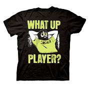 Hangover Alan What Up Player? Black T-Shirt